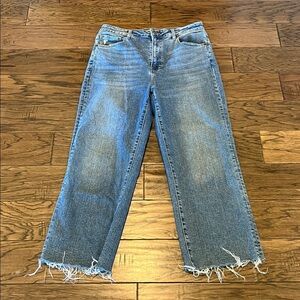 Oliver Logan Aberdeen Wide Leg Crop High Rise Size 32